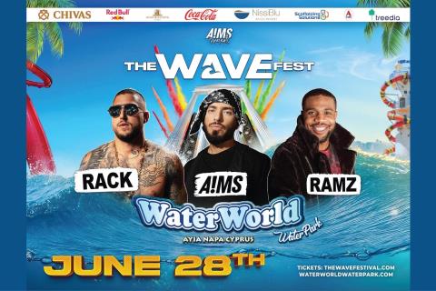 &Eta; &epsilon;&pi;&iota;&sigma;&tau;&rho;&omicron;&phi;ή &tau;&omicron;&upsilon; Wave Fest &sigma;&tau;&omicron; WaterWorld Waterpark &Alpha;&gamma;ί&alpha;&sigmaf; &Nu;ά&pi;&alpha;&sigmaf;