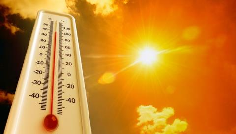 Πλησιάζει τους 40 βαθμούς ο υδράργυρος-Καταγράφει μικρή πτώση την Τετάρτη και την Πέμπτη